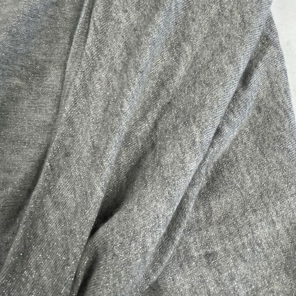 Autumn Cashmere Sweater Gray Cashmere Blend Tie Front Sleeveless Vest Top Small - Picture 4 of 10